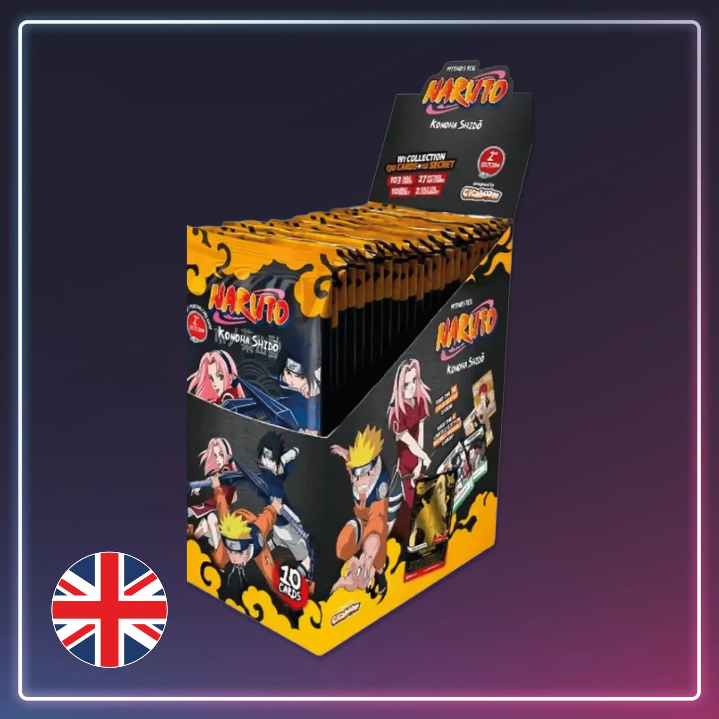 Naruto Mythos - 2. Edition - Booster Display - Englisch