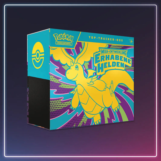 Pokémon - Mega Entwicklung - Erhabene Helden - Top Trainer Box - Deutsch