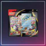 Pokémon - Karmesin und Purpur - 3er Blister Mega Entwicklung - Deutsch