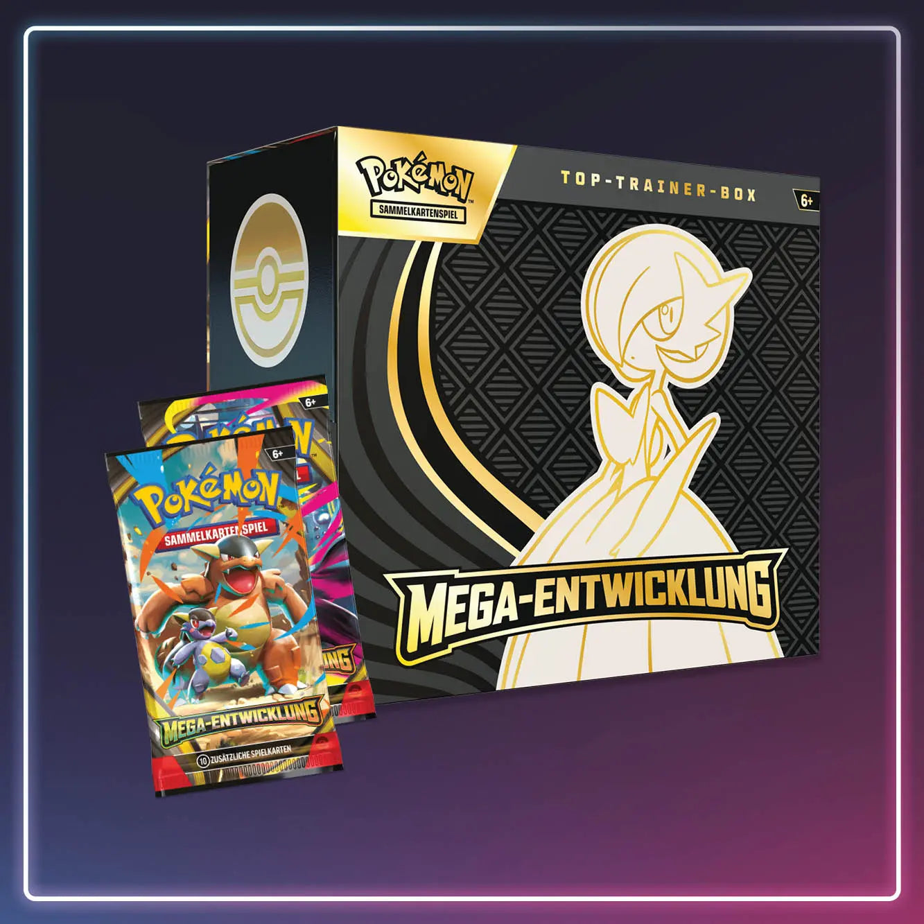 Pokémon - Karmesin und Purpur - Mega Entwicklung - Top Trainer Box Guardevoir - Deutsch