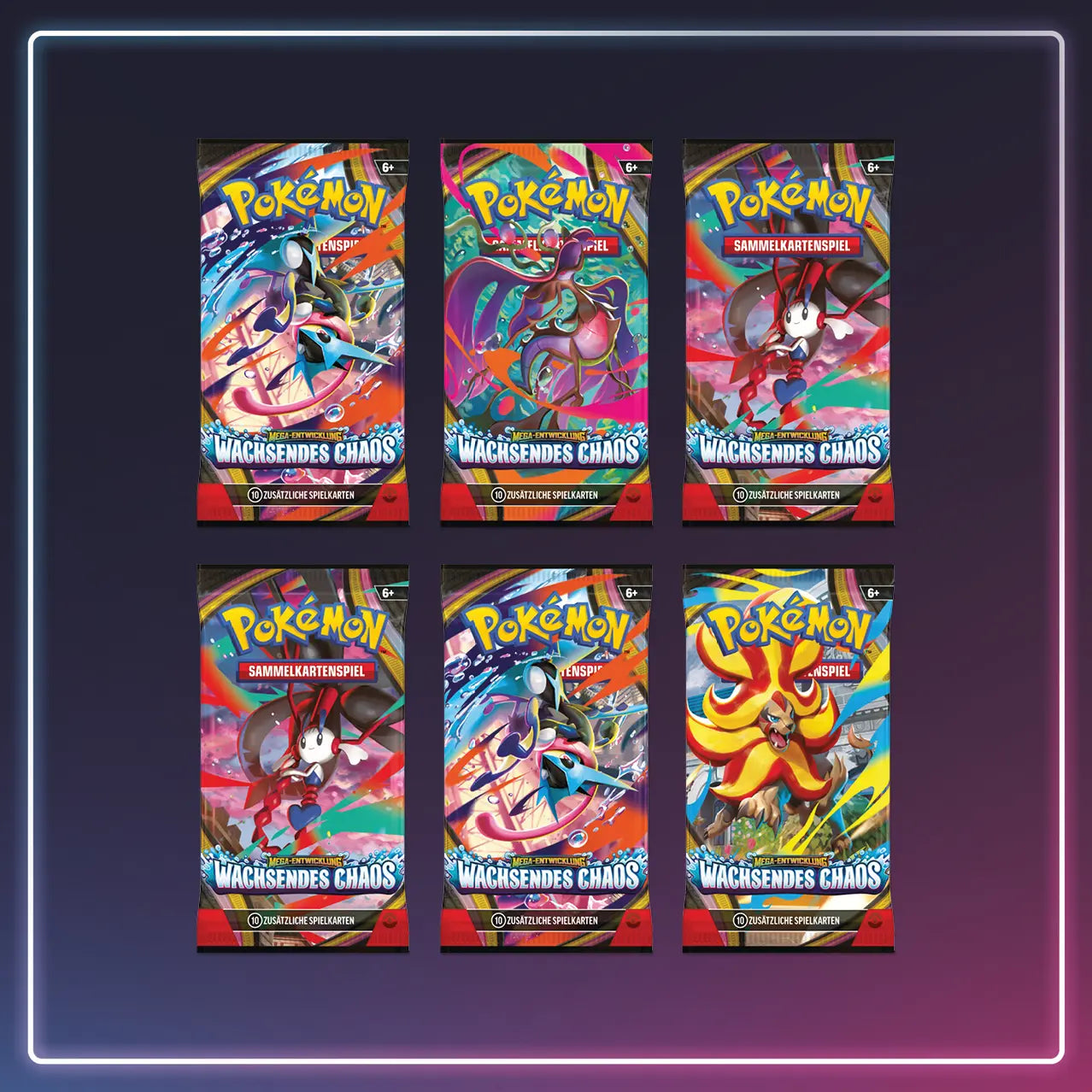 Pokémon Mega Entwicklung - Wachsendes Chaos - Booster Bundle - Deutsch