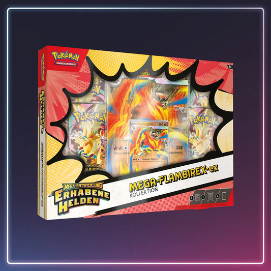 Pokémon - Erhabene Helden - Kollektion Mega Flambirex EX - Deutsch