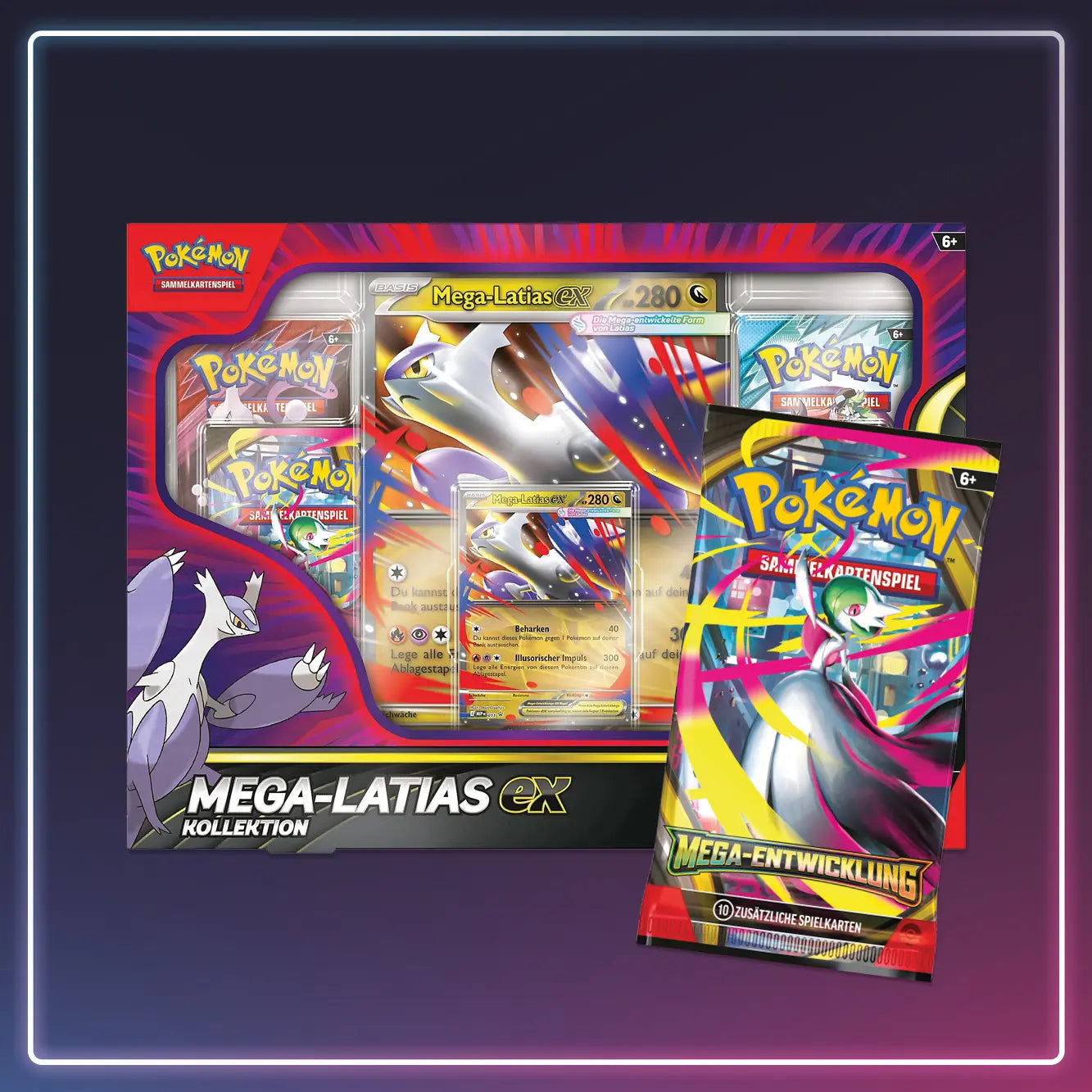 Pokémon - Karmesin und Purpur -Kollektion Mega Latias EX - Deutsch