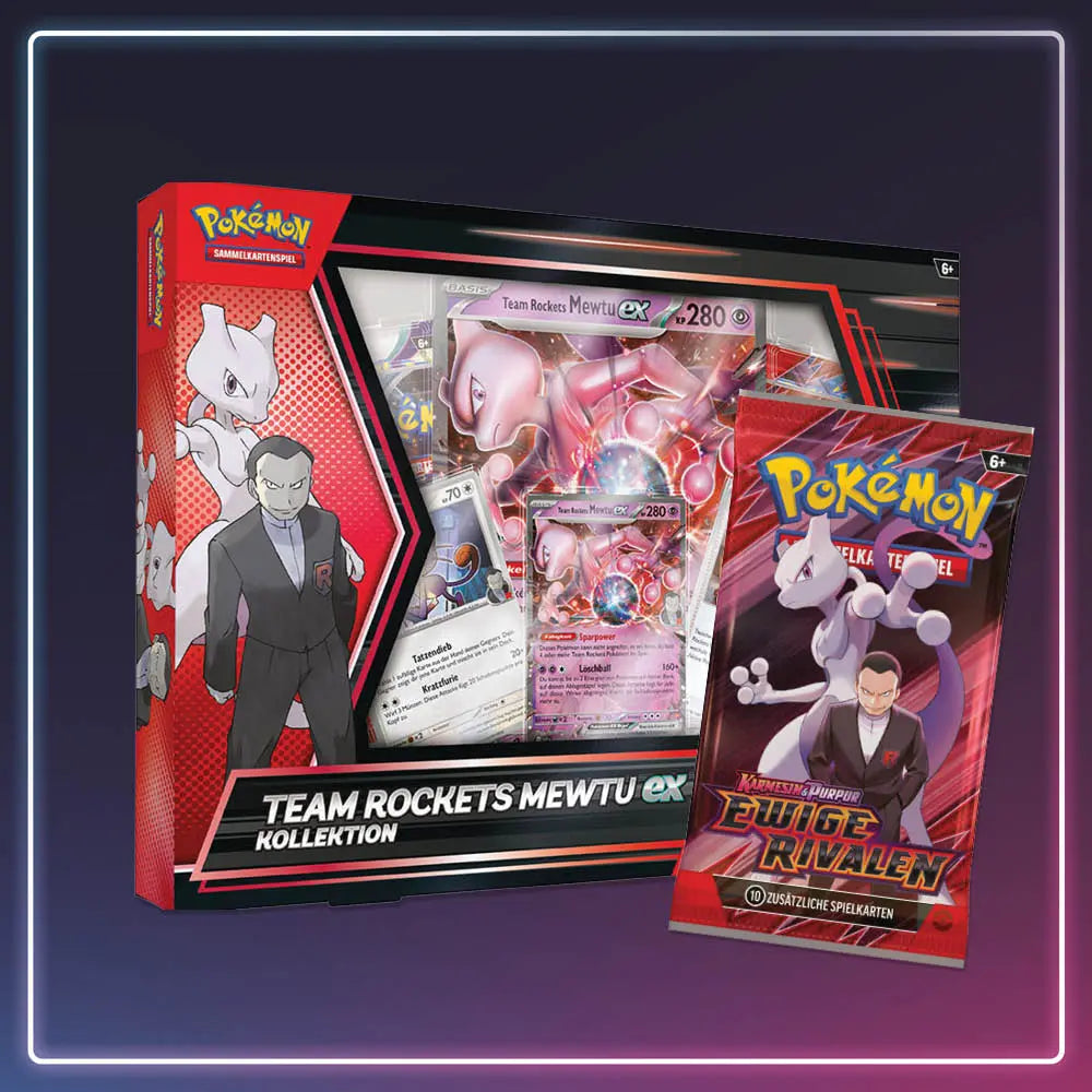 Pokémon - Karmesin und Purpur - Ewige Rivalen Mewtu EX Kollektion - Deutsch