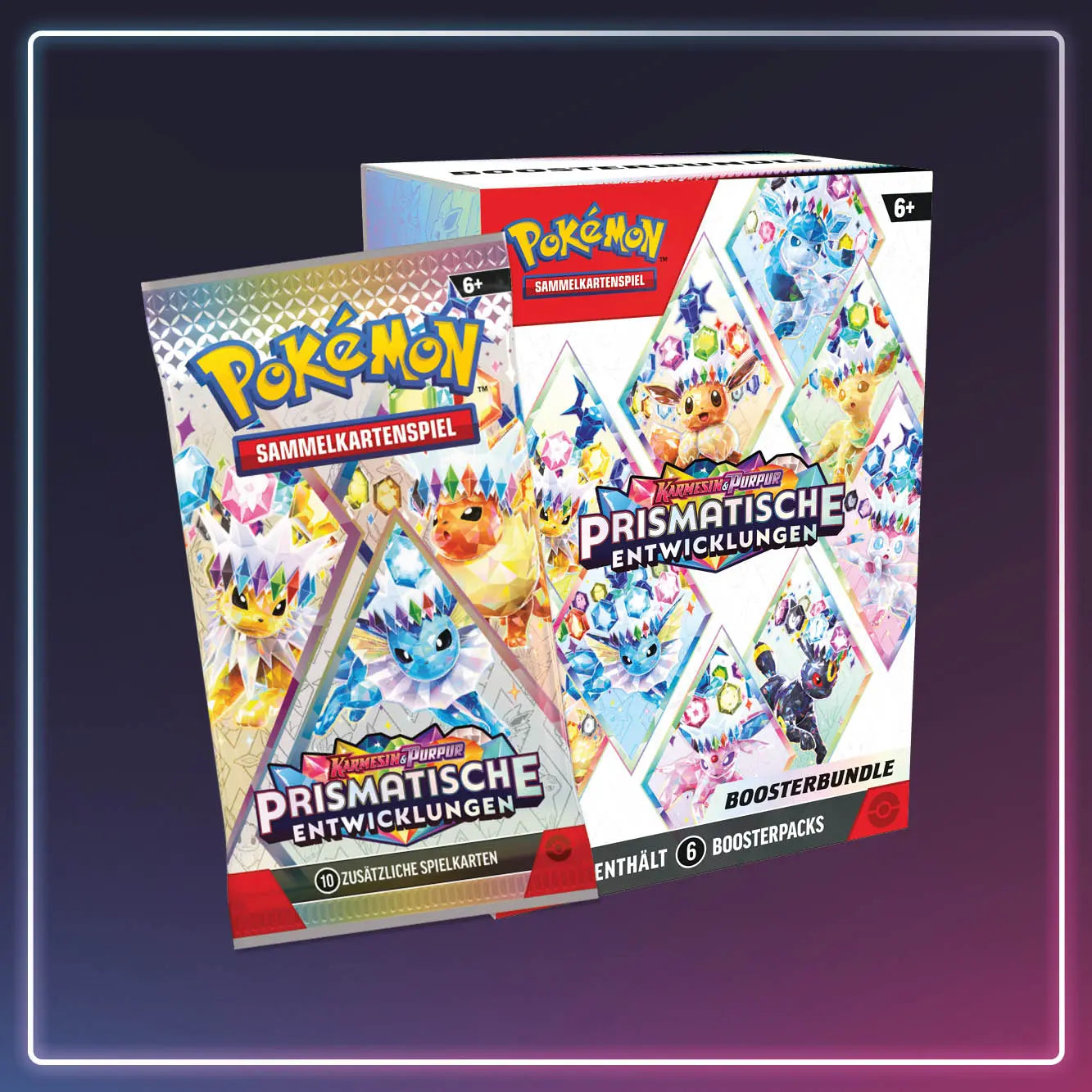 Pokémon - Karmesin und Purpur - Booster Bundle Prismatische Entwicklungen - Deutsch