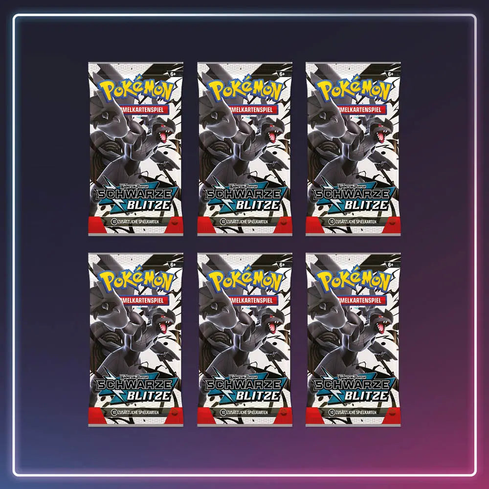Pokémon - Karmesin und Purpur - Booster Bundle Schwarze Blitze - Deutsch