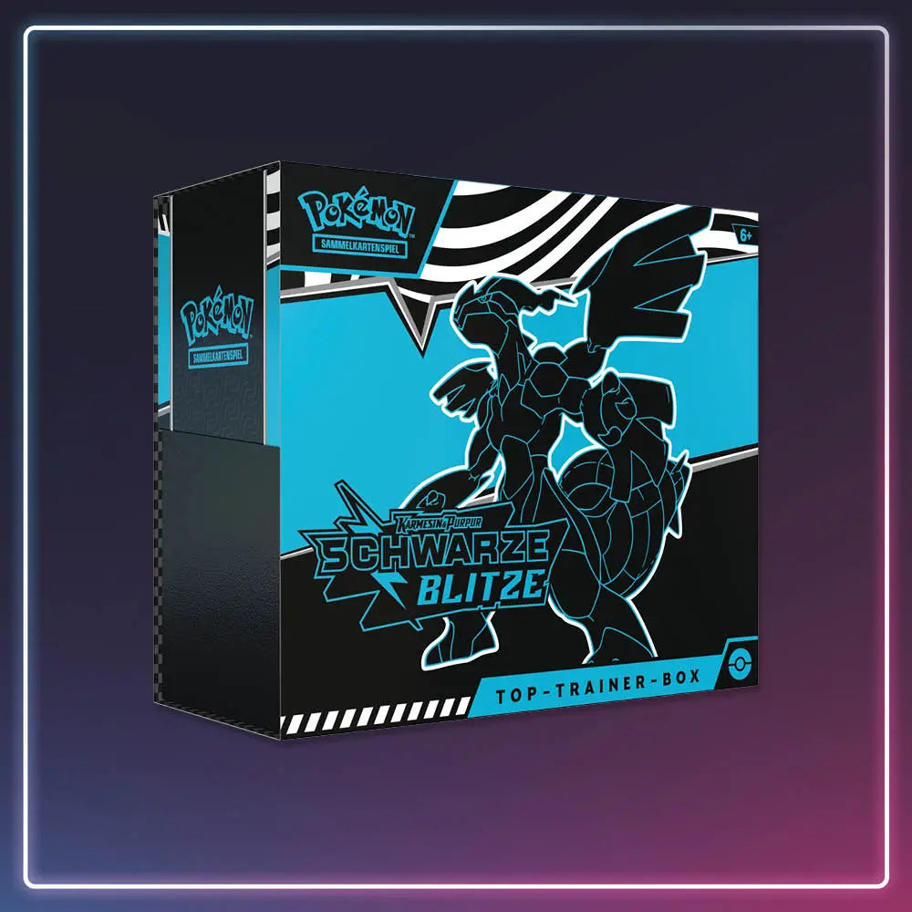 Pokémon - Karmesin und Purpur - Schwarze Blitze Top Trainer Box - Deutsch