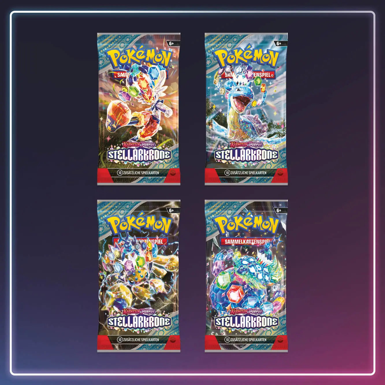 Pokémon - Karmesin und Purpur - Booster Stellarkrone - Deutsch