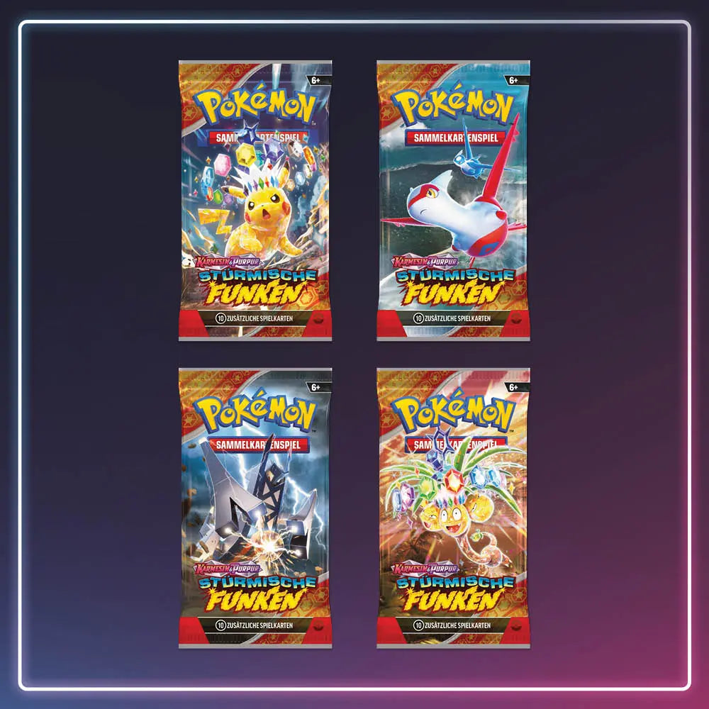 Pokémon - Karmesin und Purpur - Booster Stürmische Funken - Deutsch