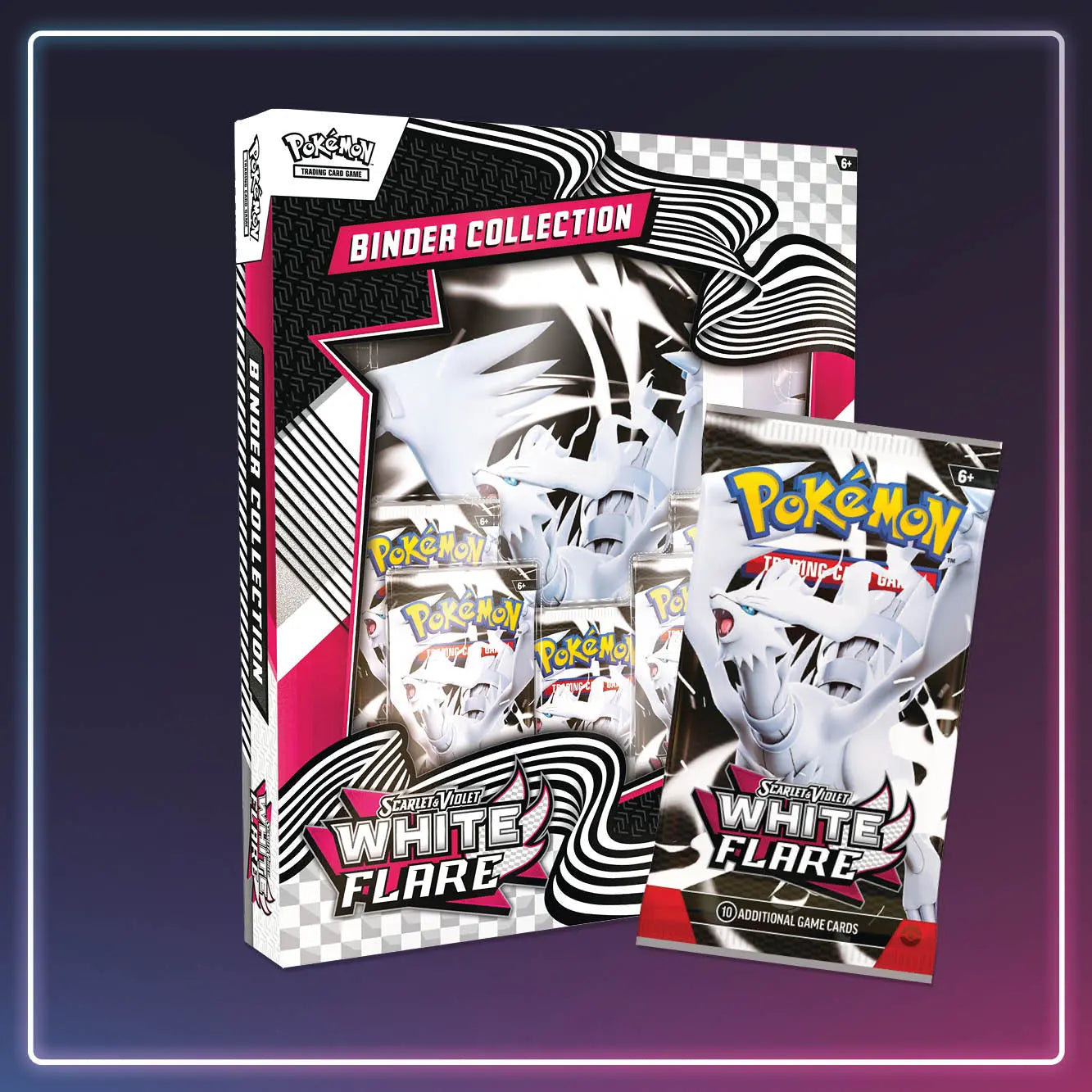 Pokémon - Karmesin und Purpur - Ordner Kollektion Weisse Flammen - Englisch