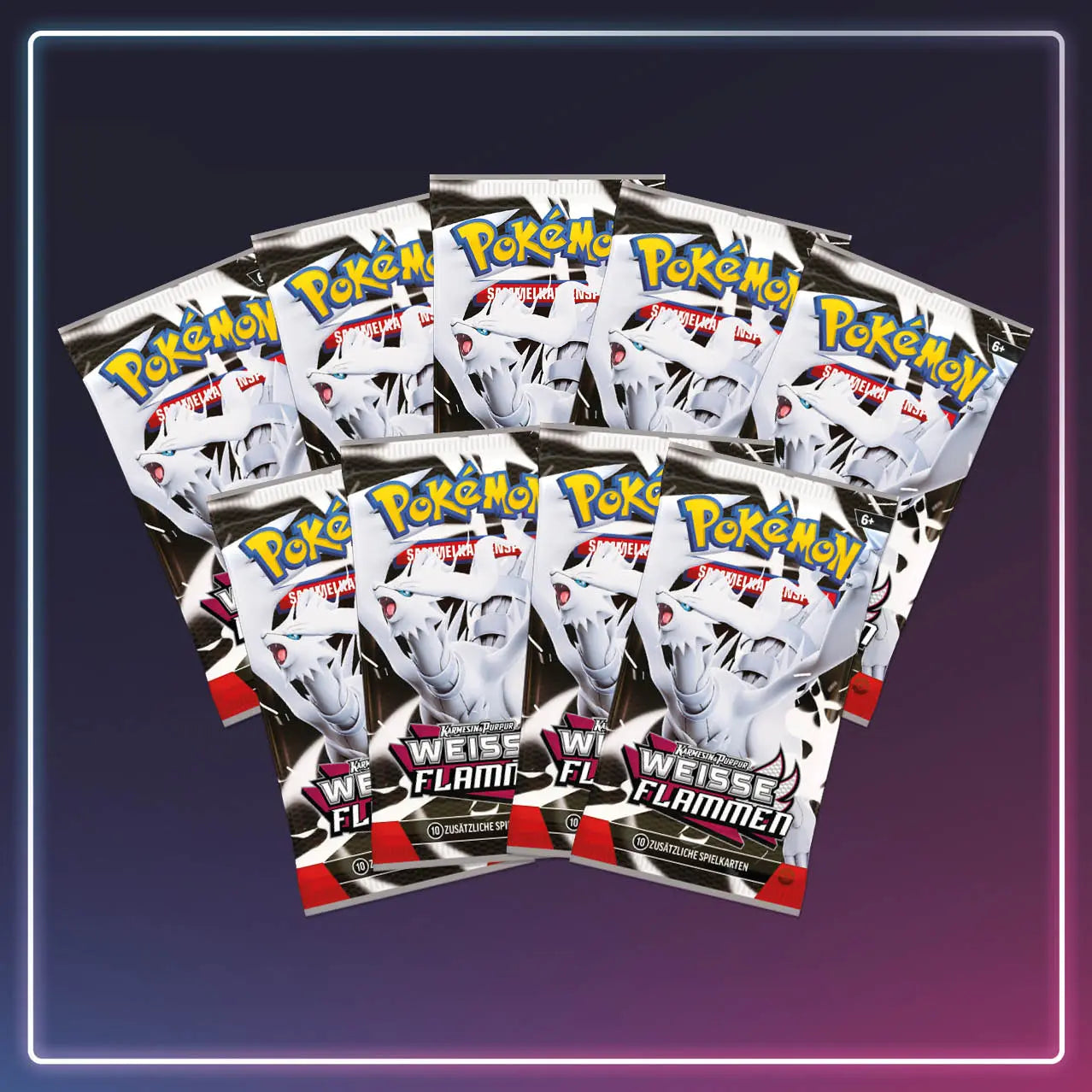 Pokémon - Karmesin und Purpur - Weisse Flammen Top Trainer Box - Deutsch