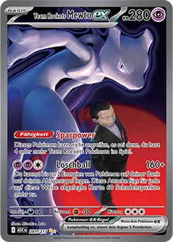 Team Rockets Mewtu EX