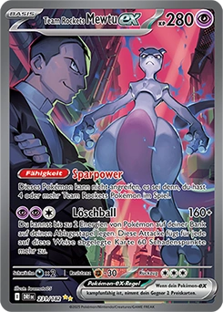 Team Rockets Mewtu EX