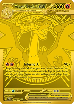 Mega Glurak X EX Gold