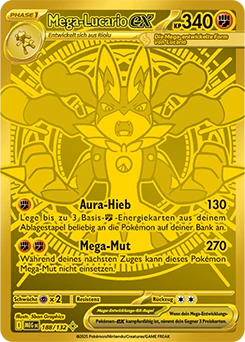 Mega Lucario EX Gold
