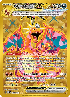 Glurak EX Gold