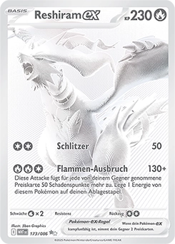 Reshiram EX Monochrom