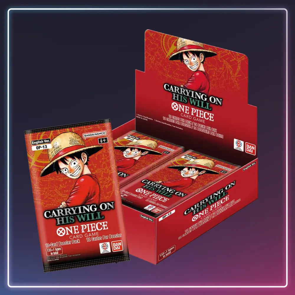 One Piece - Carrying on his will - OP13 - Booster Display - Englisch