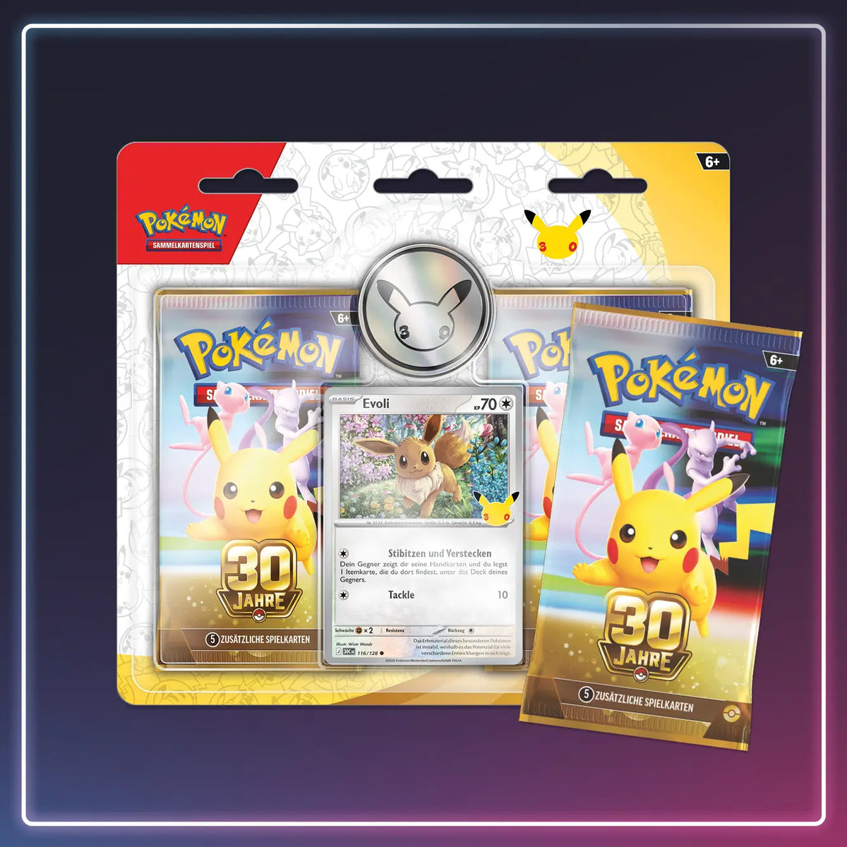 Pokémon Celebrations - 30 Jahre - 2er Blister - Deutsch