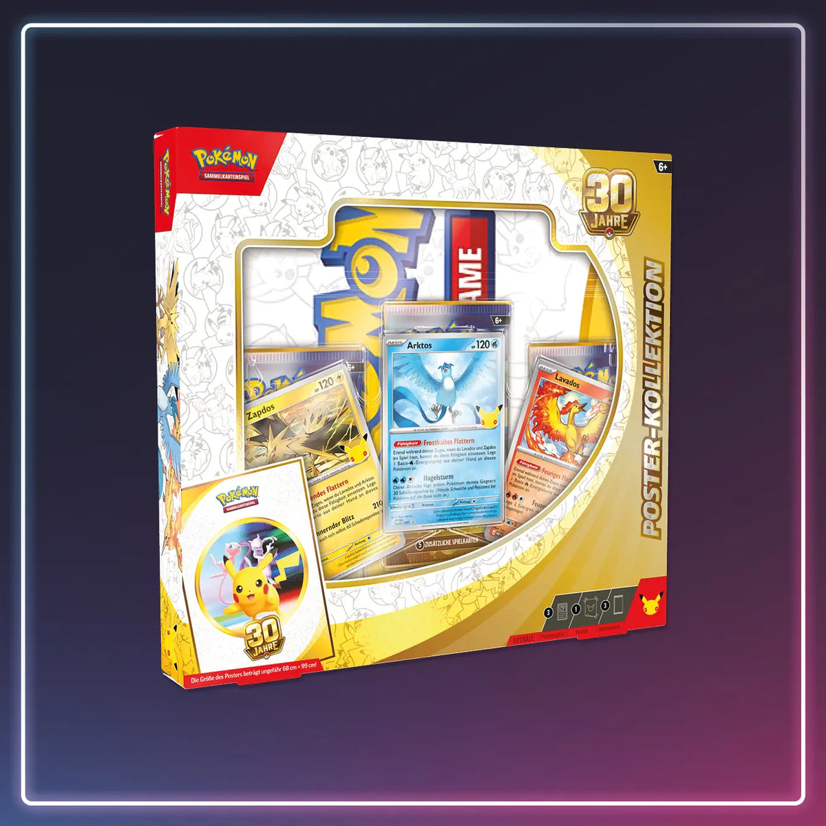 Pokémon Celebrations - 30 Jahre - Poster Kollektion - Deutsch