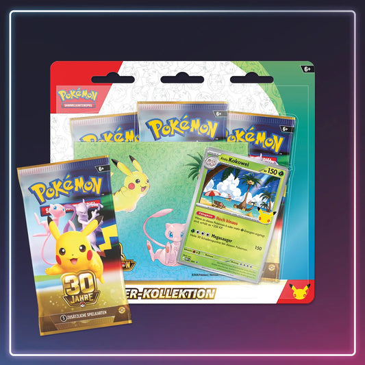 Pokémon Celebrations - 30 Jahre - Tech Sticker Kollektion Kokowei - Deutsch