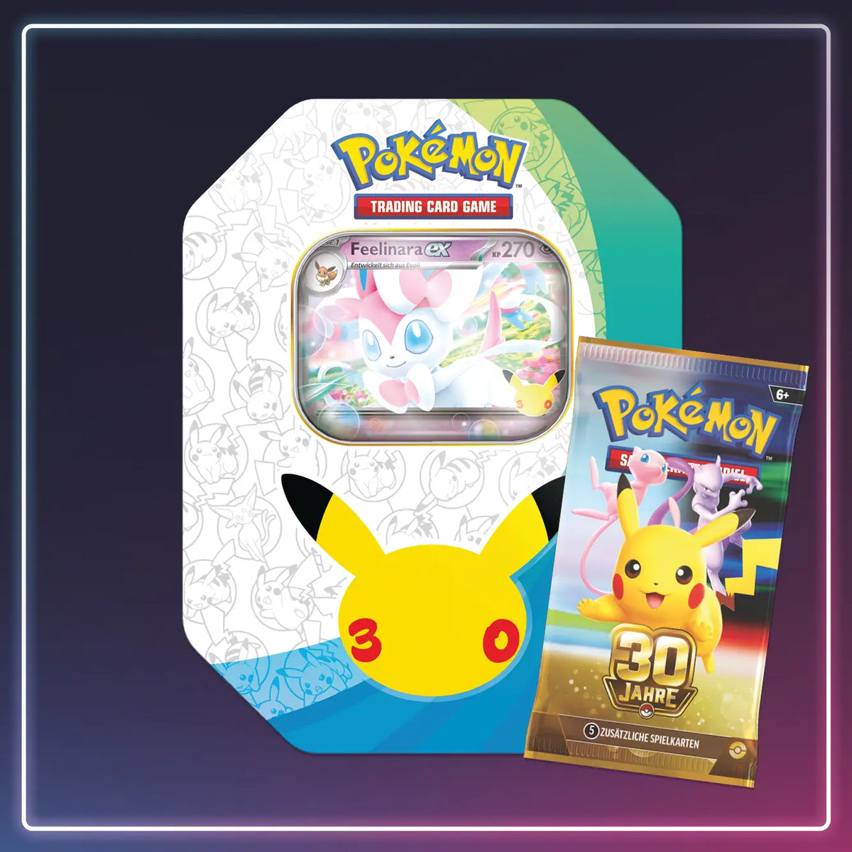 Pokémon Celebrations - 30 Jahre - Tin Box Feelinara - Deutsch