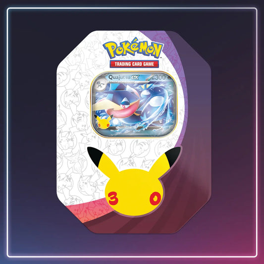 Pokémon Celebrations - 30 Jahre - Tin Box Quajutsu - Deutsch
