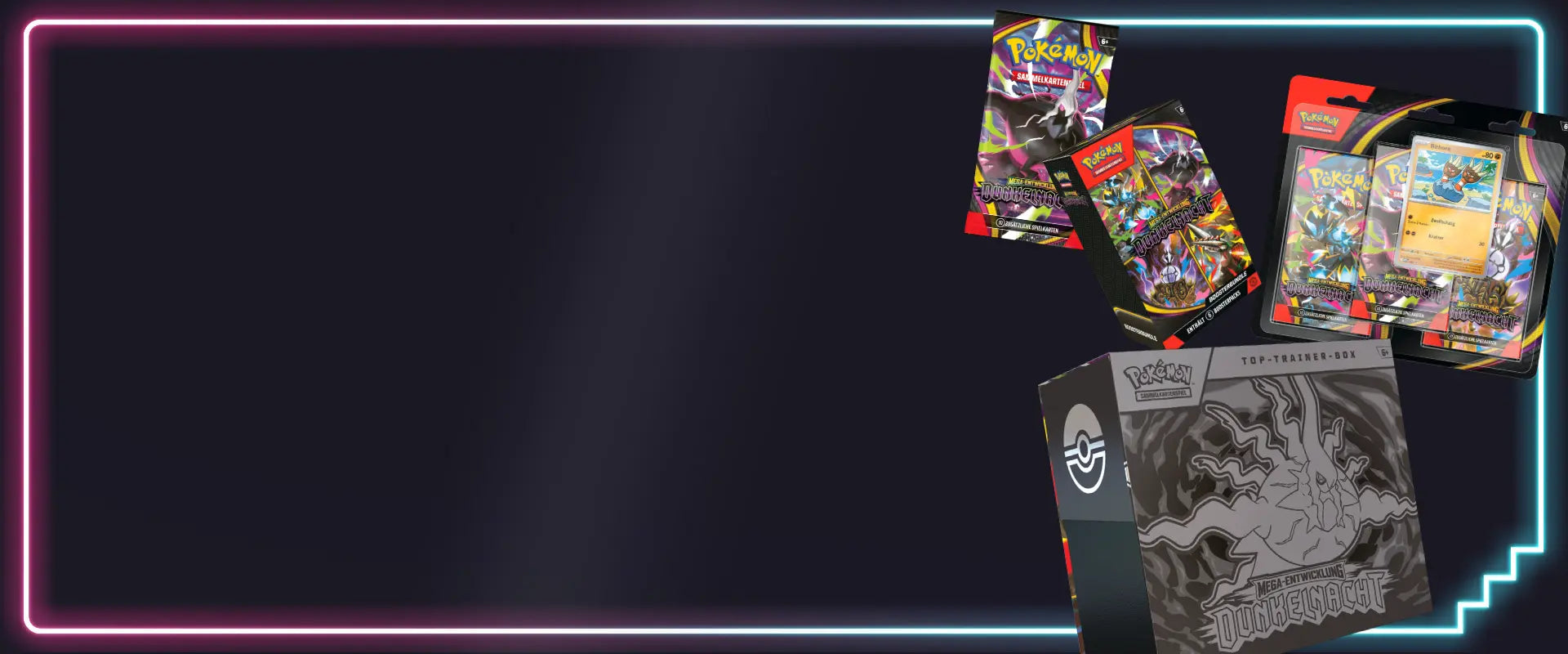 Das brandneue Set rund um Darkrai: Dunkelnacht - Jetzt im Kanto Kiosk kaufen.