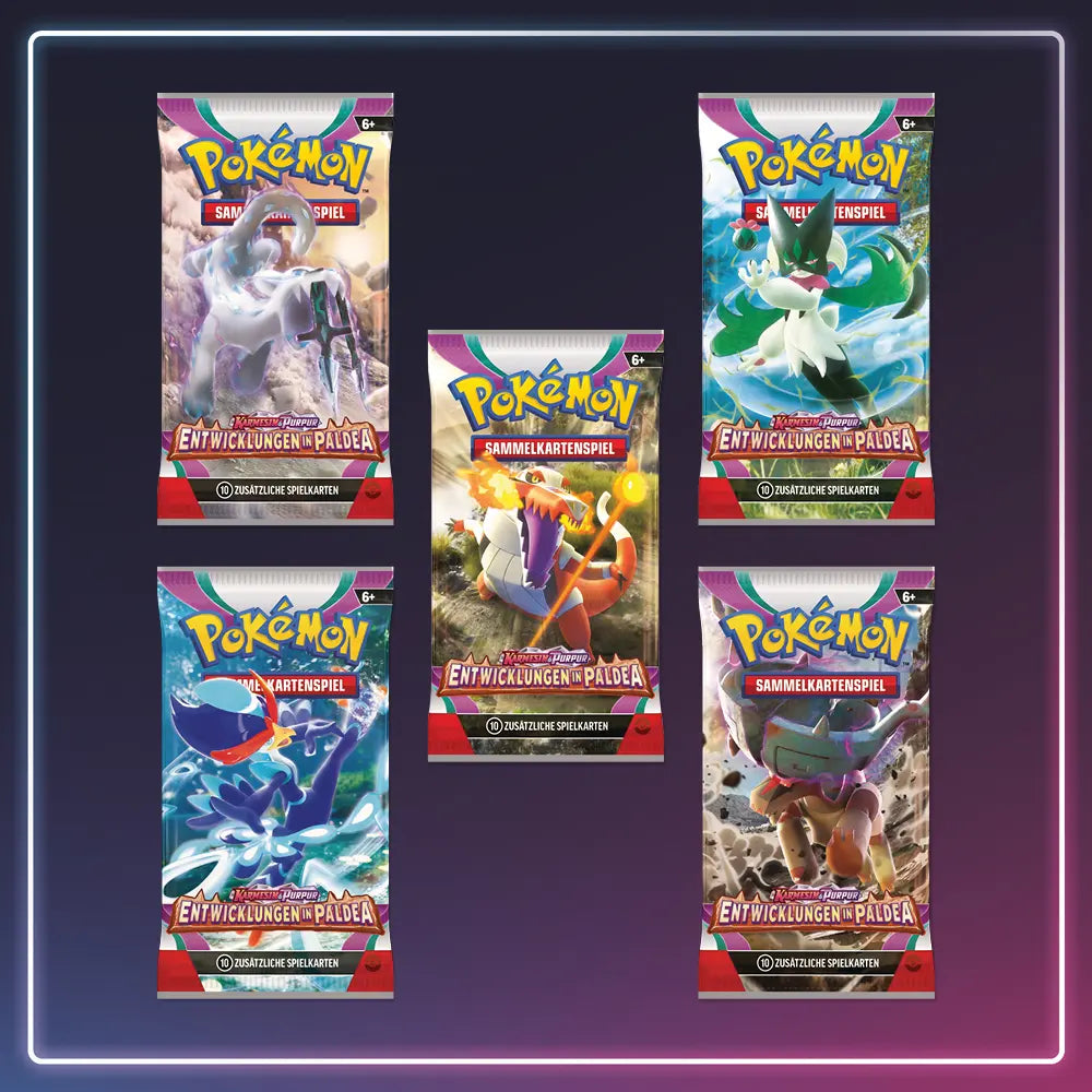 Pokémon Karmesin & Purpur - Entwicklungen in Paldea Booster - Deutsch