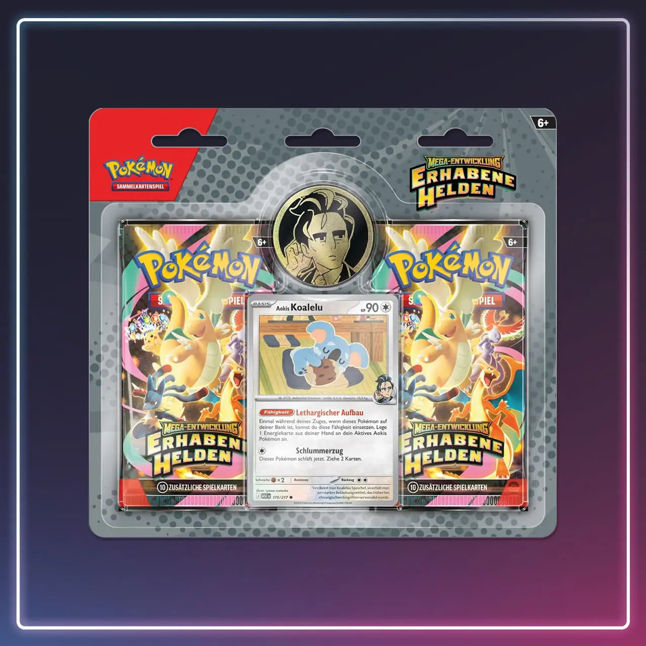 Pokémon - Erhabene Helden - 2-Pack Blister Koalelu/Aoki - Deutsch