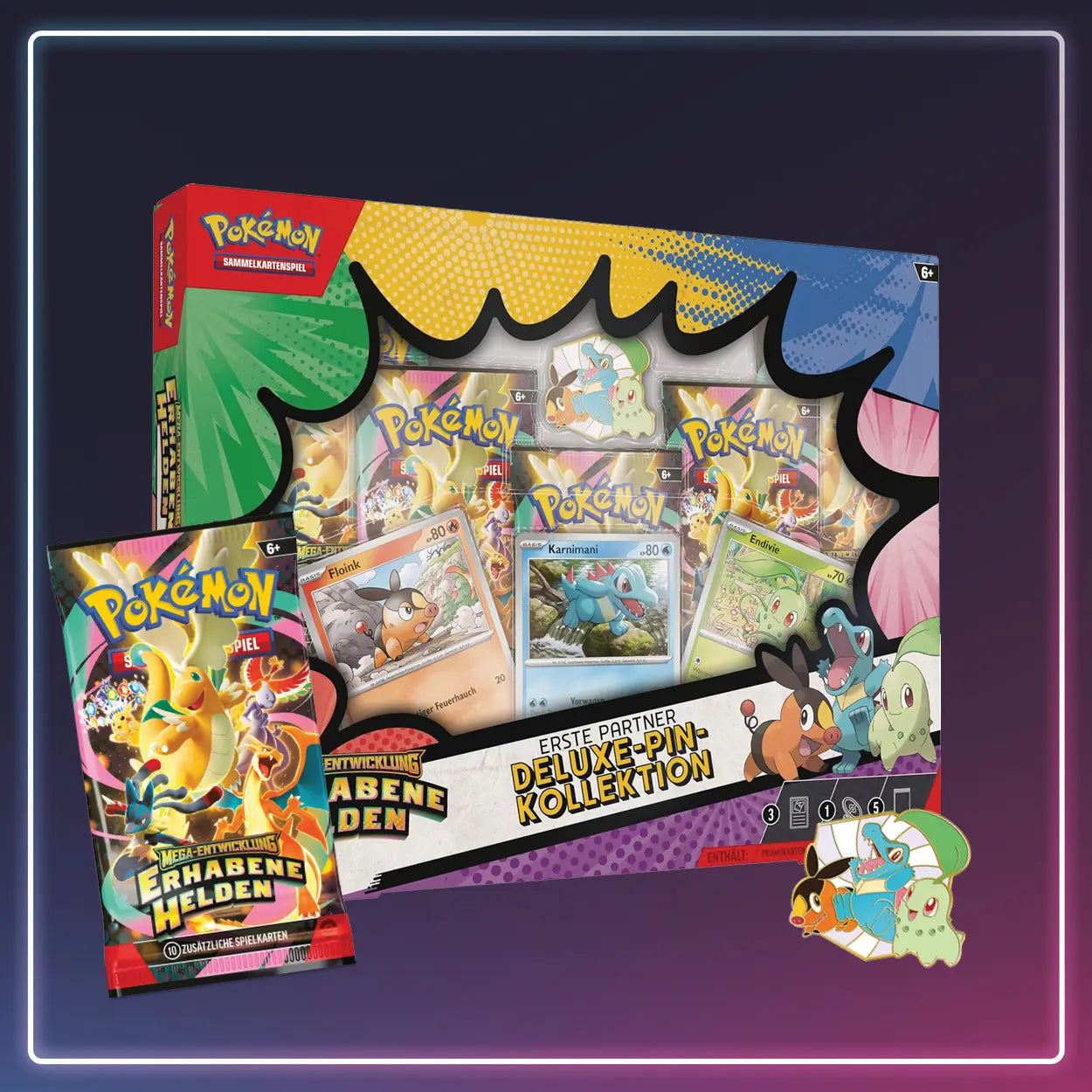 Pokémon - Erhabene Helden - Deluxe Pin Kollektion - Deutsch