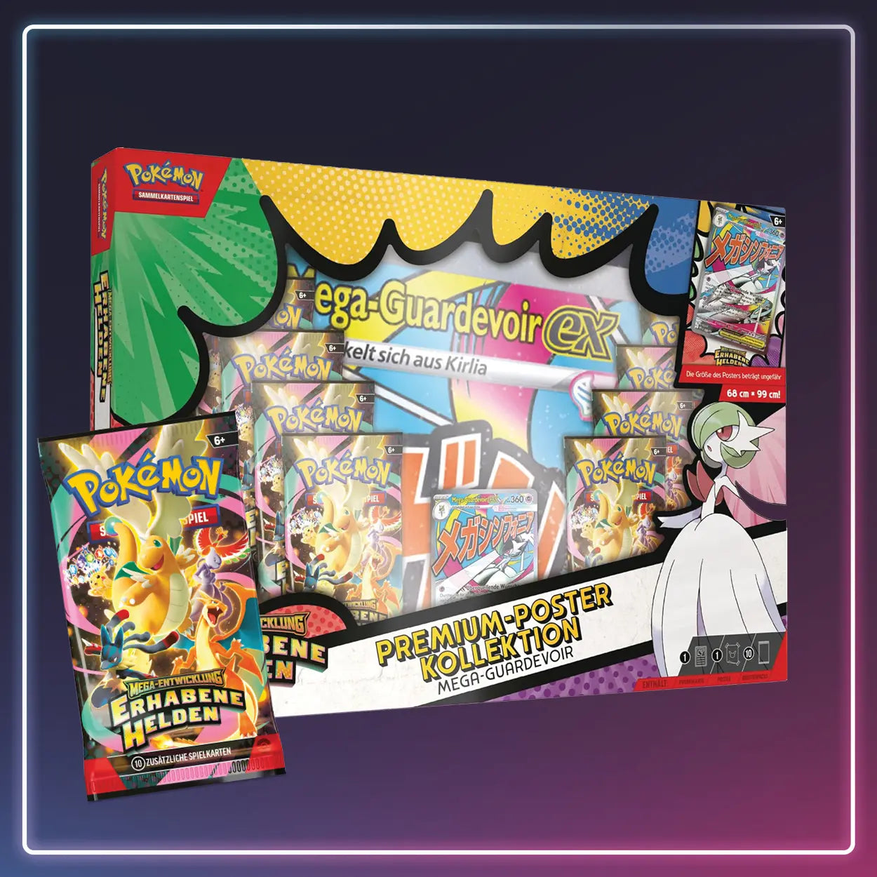 Pokémon - Erhabene Helden - Premium Poster Kollektion Mega-Guardevoir - Deutsch
