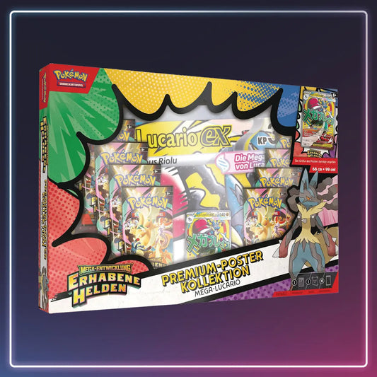 Pokémon - Erhabene Helden - Premium Poster Kollektion Mega-Lucario - Deutsch