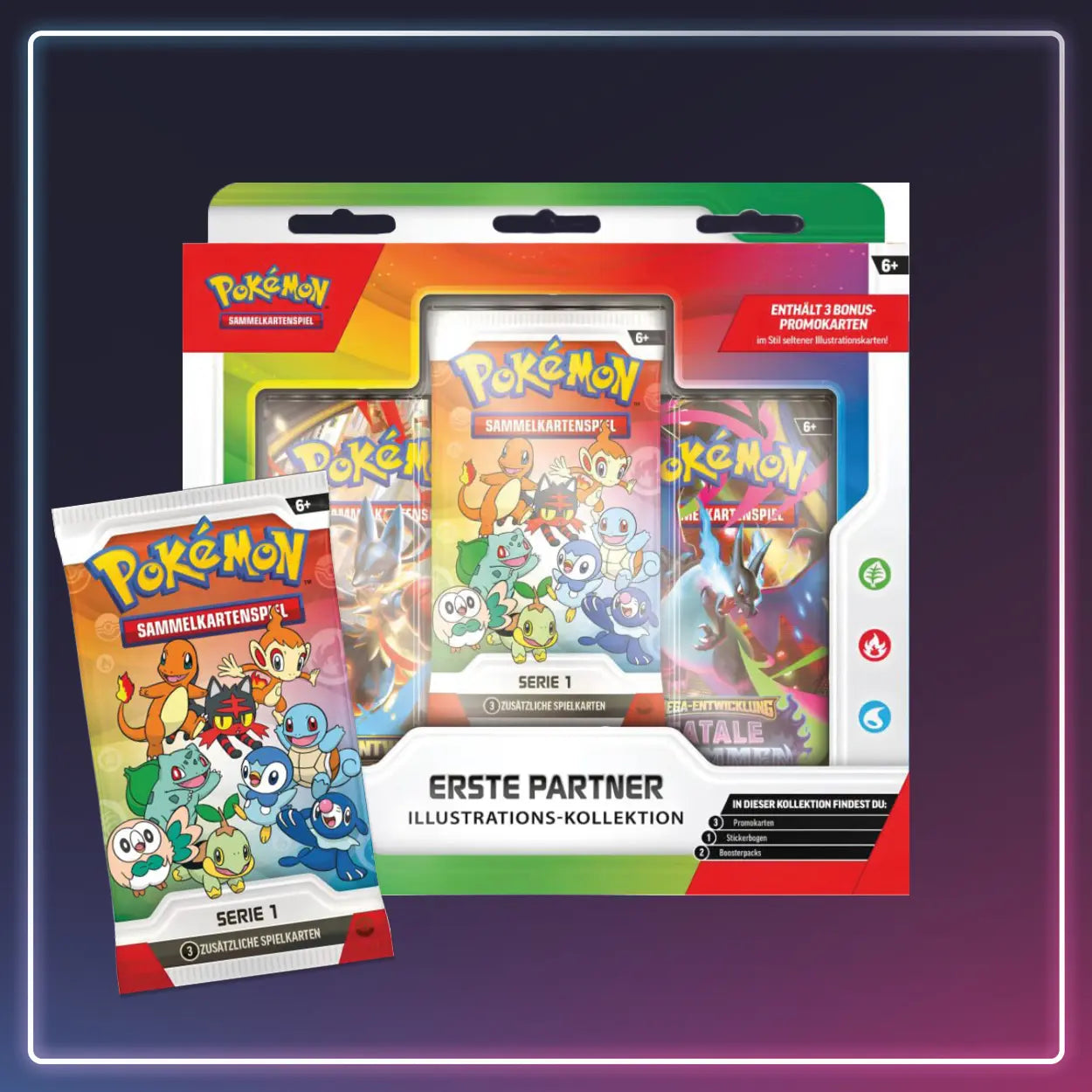 Pokémon - Erste Partner - Illustrations Kollektion - Deutsch