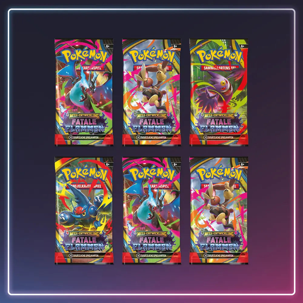 Pokémon - Mega Entwicklung - Booster Bundle Fatale Flammen - Deutsch