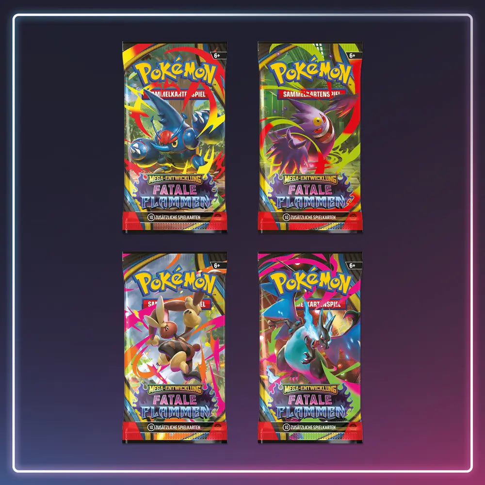 Pokémon Mega Entwicklung - Booster Fatale Flammen - Deutsch