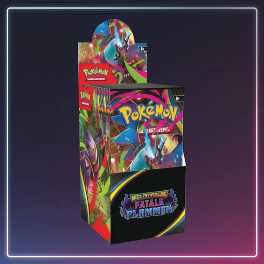 Pokémon - Mega Entwicklung - Booster Display 18er Fatale Flammen - Deutsch