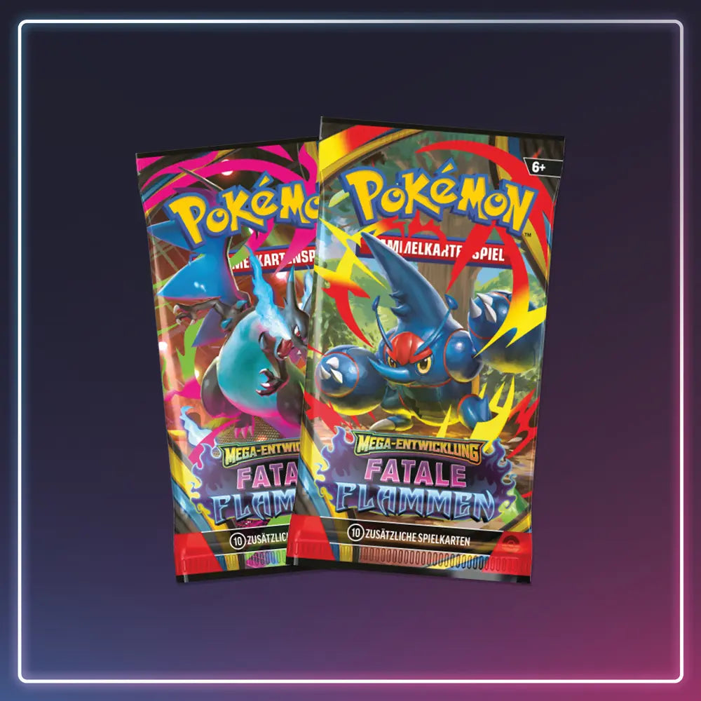 Pokémon - Mega Entwicklung - Booster Display 18er Fatale Flammen - Deutsch