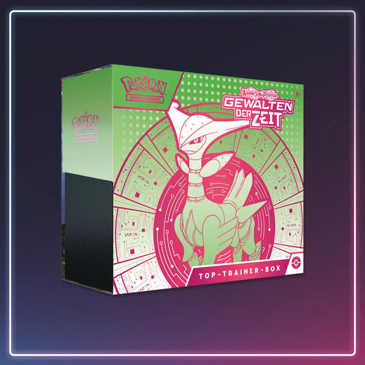 Pokémon - Gewalten der Zeit - Top Trainer Box Eisenblatt - Deutsch