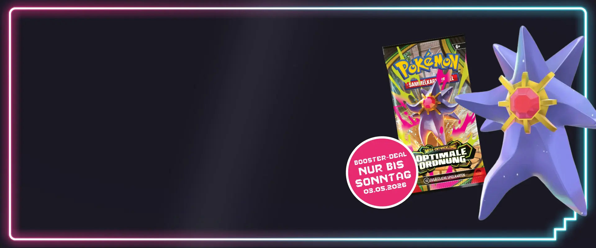 Deal zum langen Wochenende - gratis Optimale Ordnung Booster - Jetzt wieder im Kanto Kiosk shoppen.