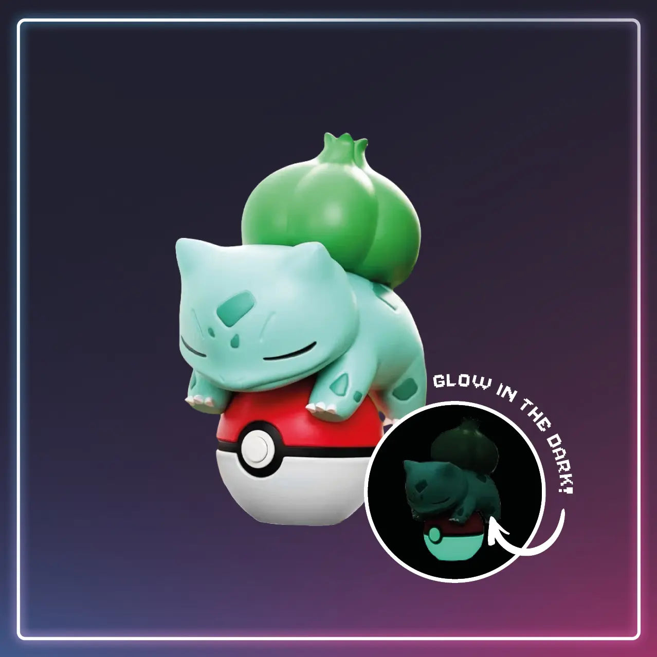 Pokémon - Glow in the Dark Sleeping Pokeball Überraschungs-Figur - S-Chinese
