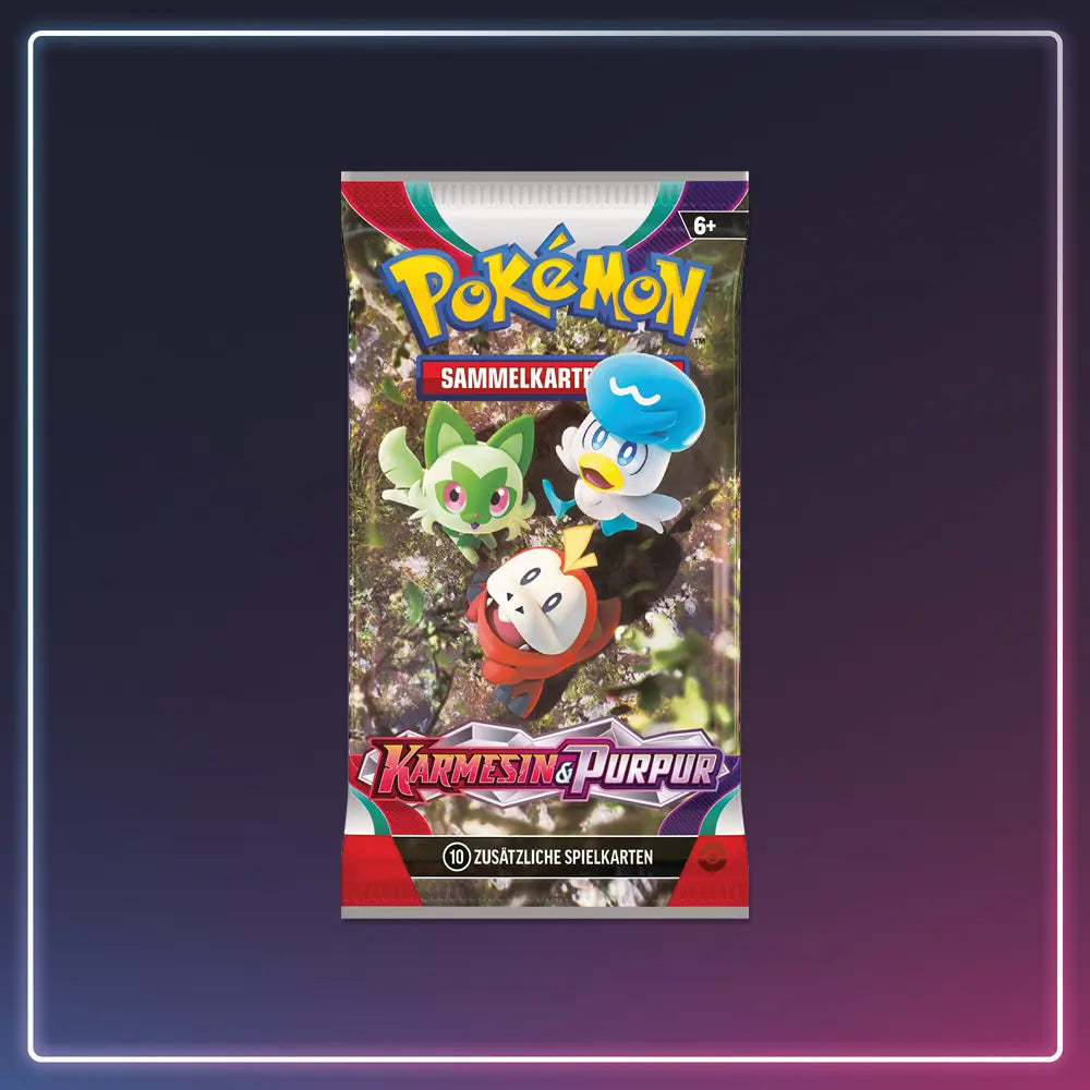 Pokémon Karmesin & Purpur - Booster - Deutsch