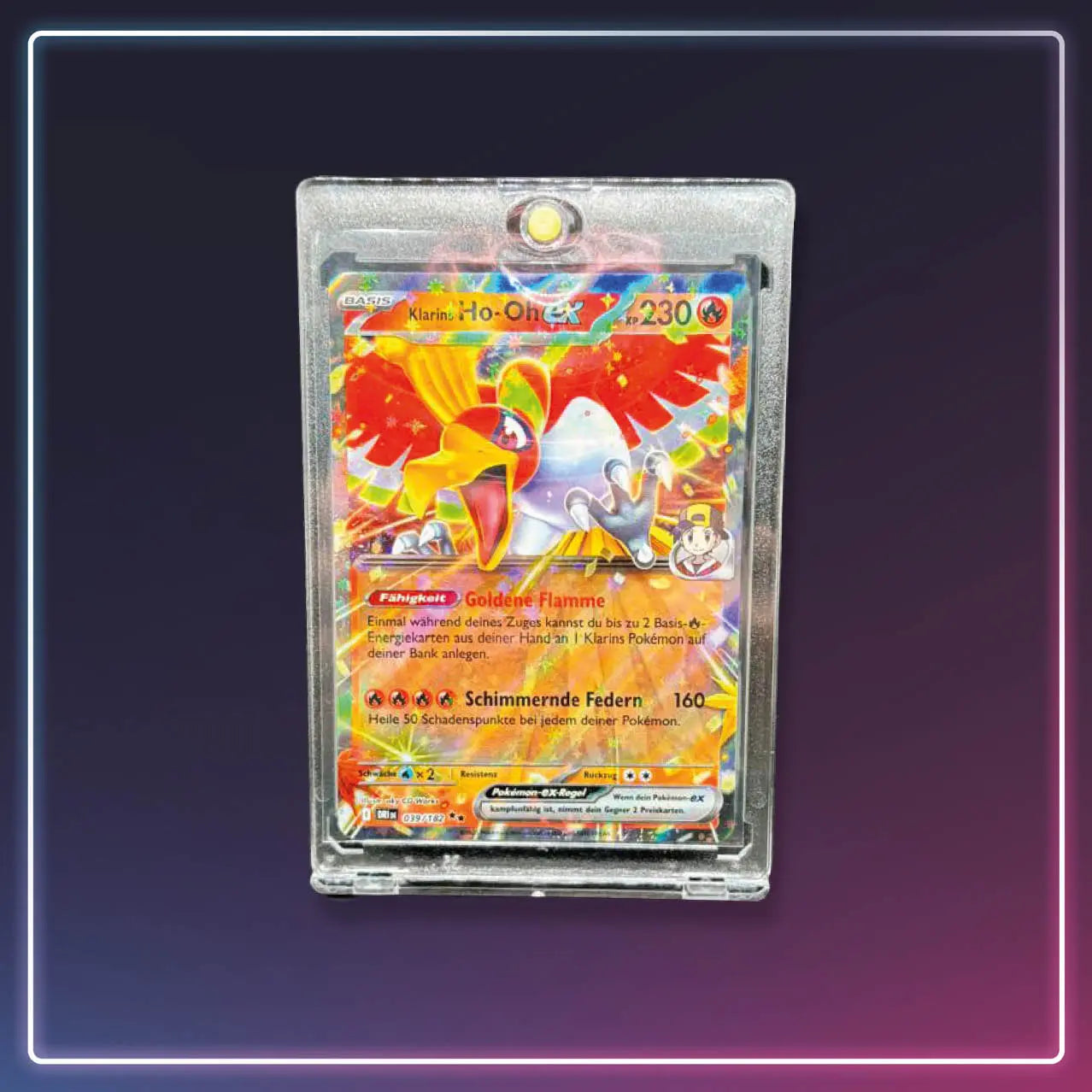 Magnetischer Kartenhalter mit Acrylständer für Pokémon Karten