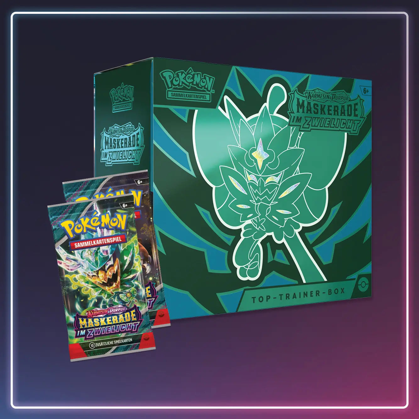Pokémon - Maskerade im Zwielicht - Top Trainer Box - Deutsch