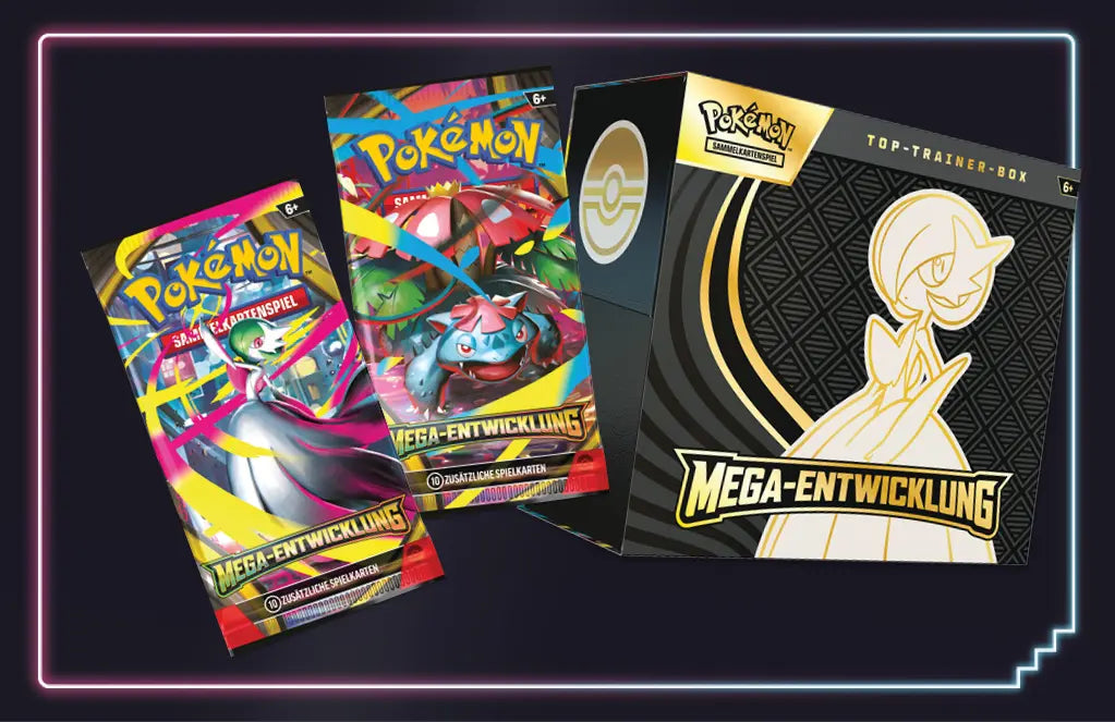 Das neueste Pokemon Set Mega Entwicklung - Jetzt im Kanto Kiosk kaufen.