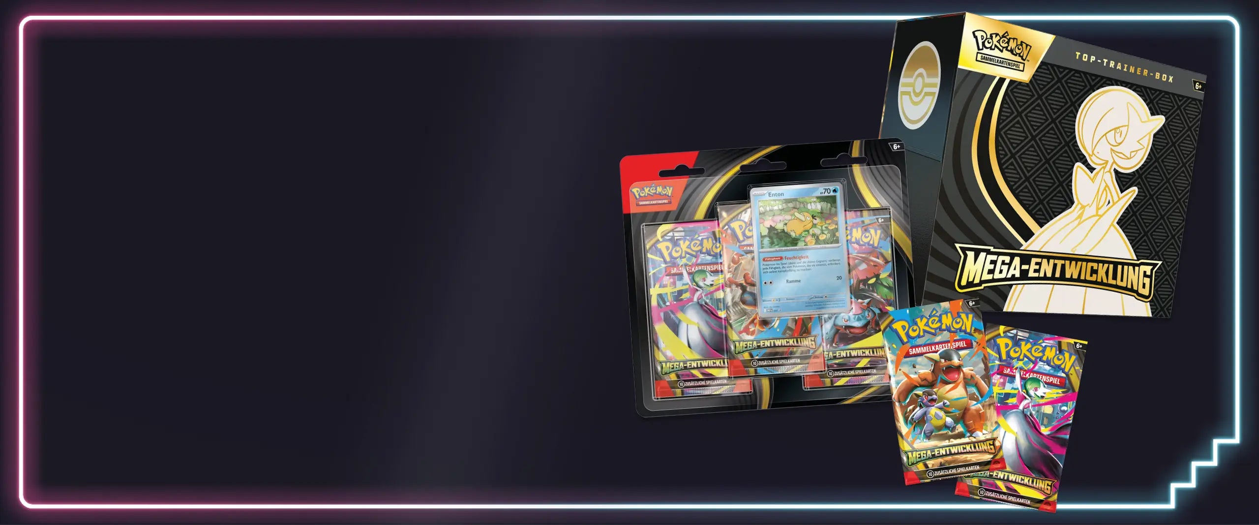 Das neueste Pokemon Set Mega Entwicklung - Jetzt im Kanto Kiosk kaufen.
