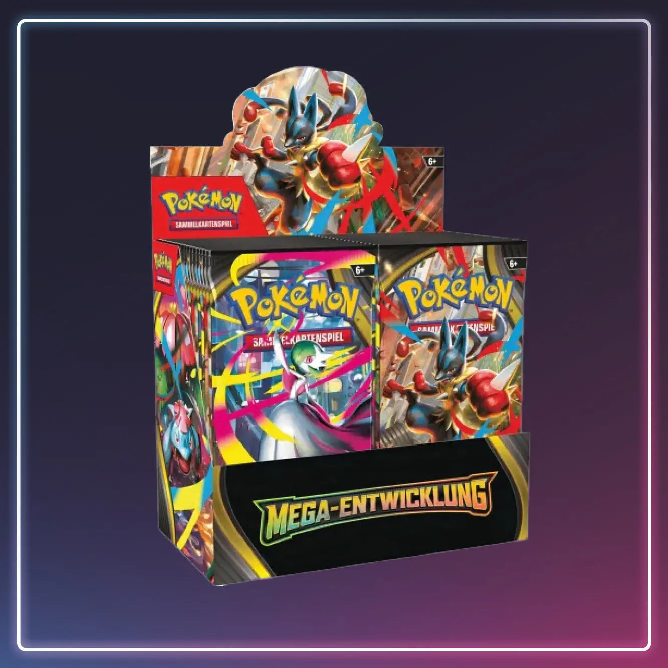 Pokémon - Karmesin und Purpur - Booster Display  Mega Entwicklung - Deutsch