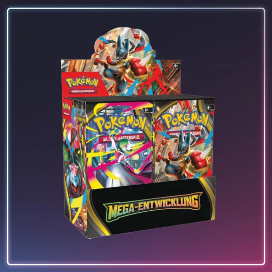 Pokémon - Karmesin und Purpur - Booster Display  Mega Entwicklung - Deutsch