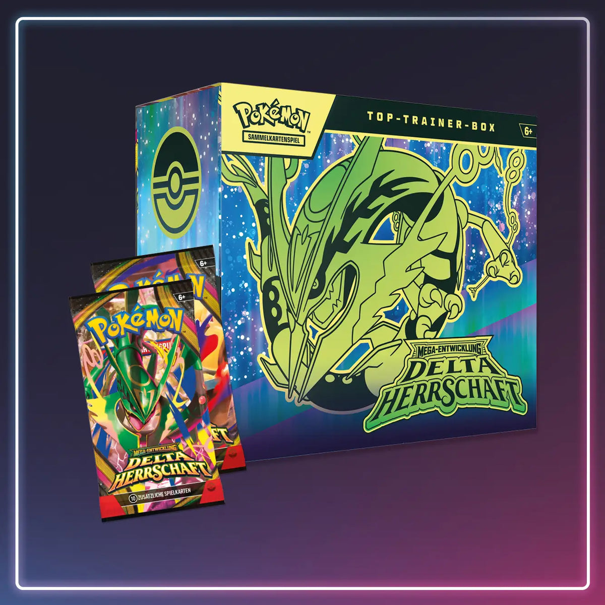 Pokémon - Mega Entwicklung - Delta Herrschaft - Top Trainer Box - Deutsch