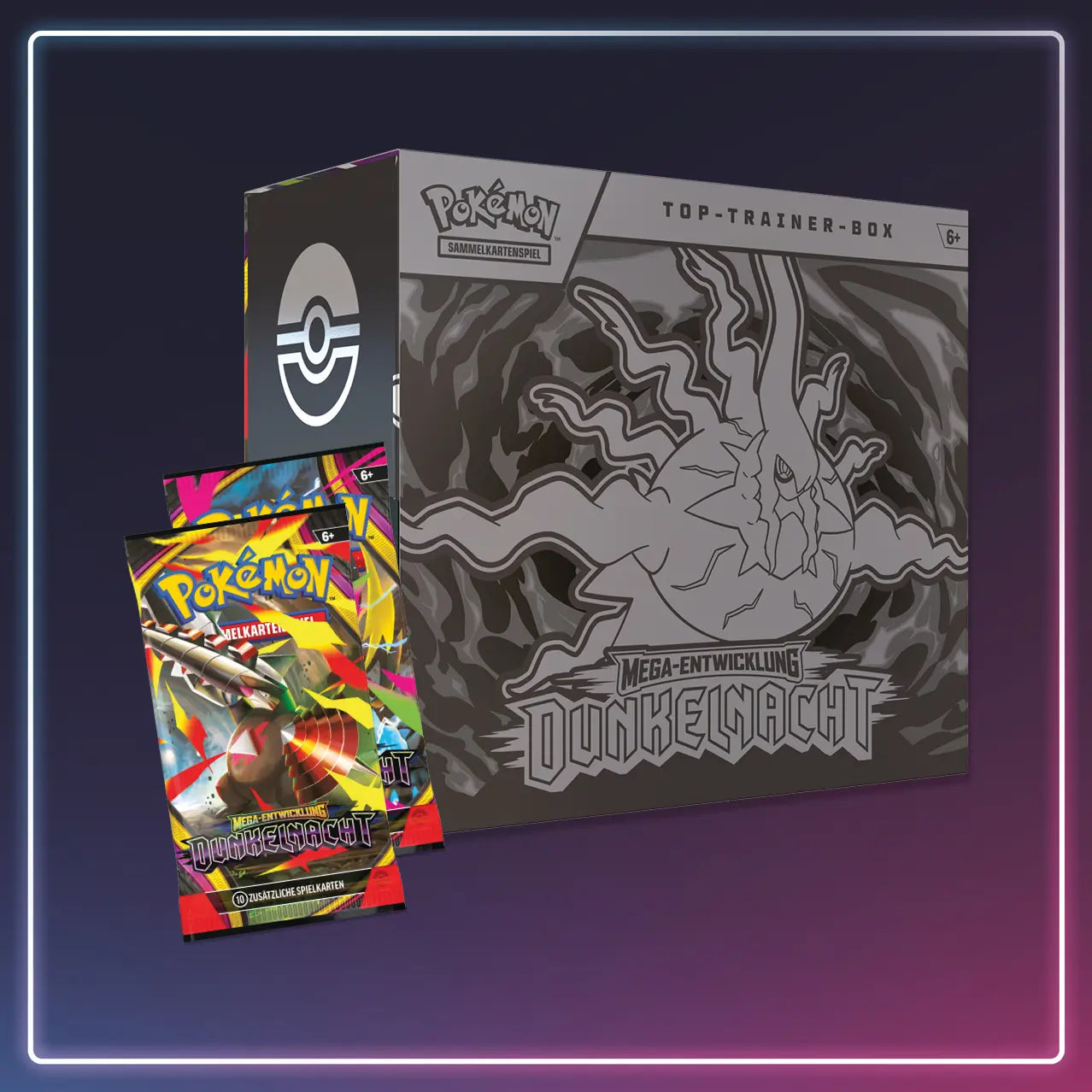 Pokémon - Mega Entwicklung - Dunkelnacht - Top Trainer Box - Deutsch